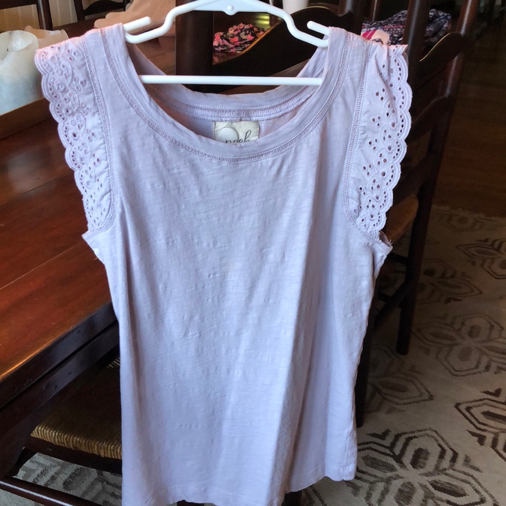 Girls flutter sleeve top